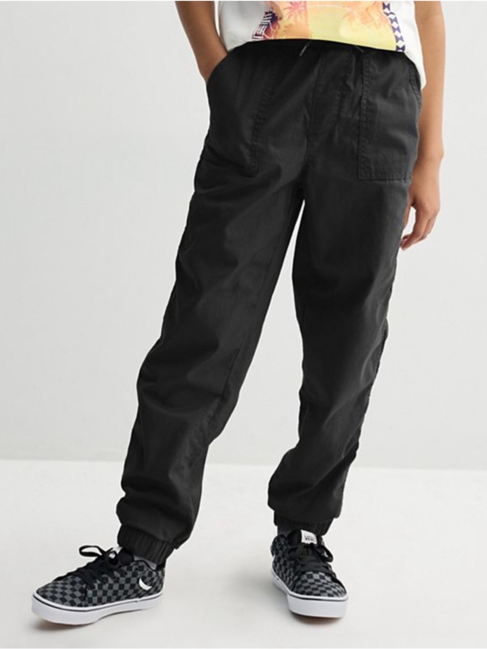 Sonoma Goods for Life Boys Pull-on Cotton Twill Joggers Pants